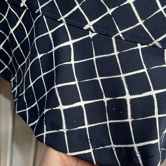 Tail White and Navy Skater/Golf Mini Skirt - Picture 4 of 5